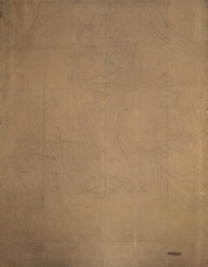 The Sistine Madonna by Jakob Schlesinger, after Raphael