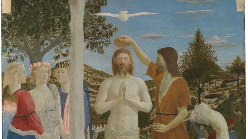 Piero della Francesca, 'The Baptism of Christ', after 1437