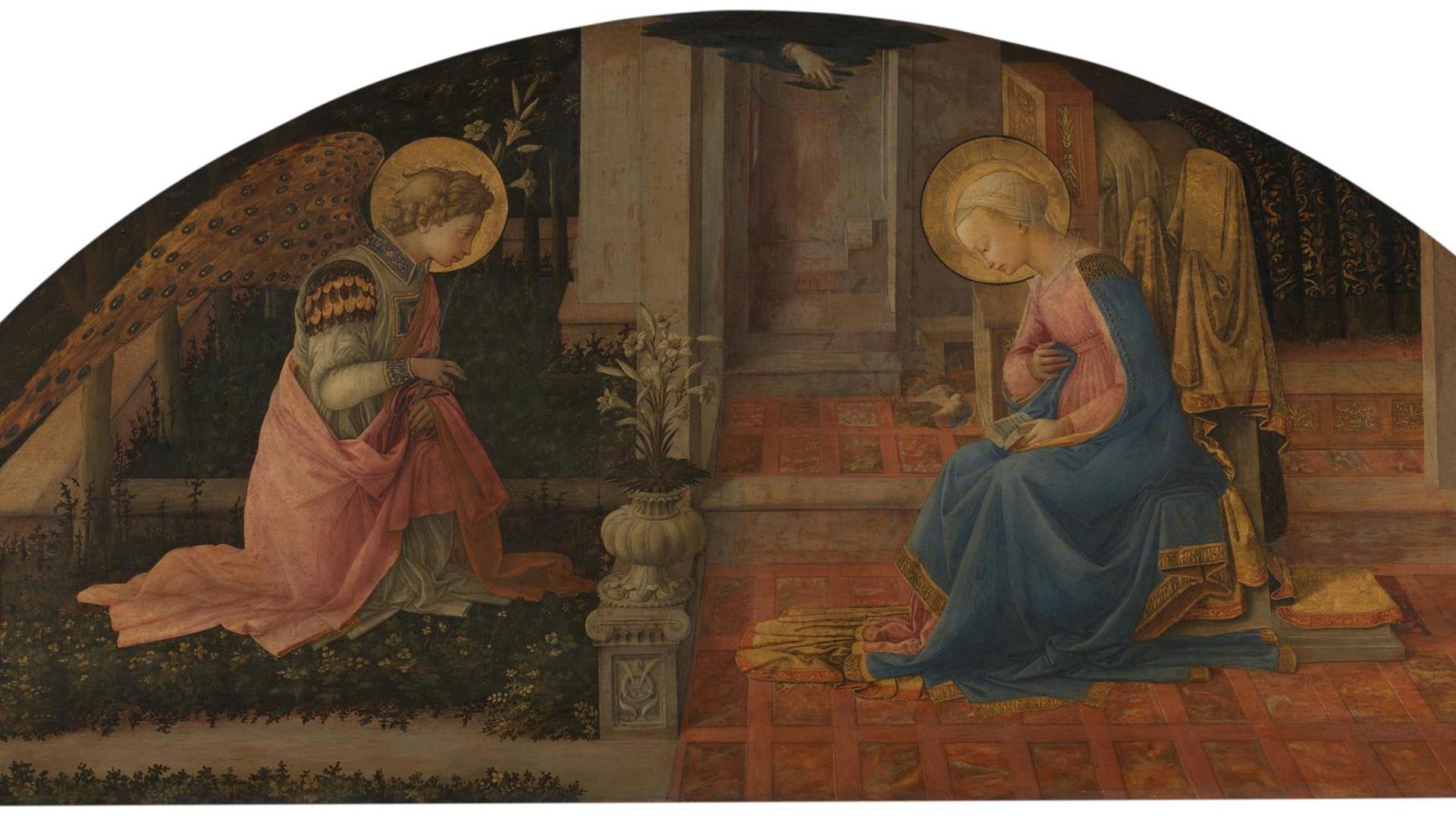 Fra Filippo Lippi | The Annunciation | NG666 | National Gallery, London