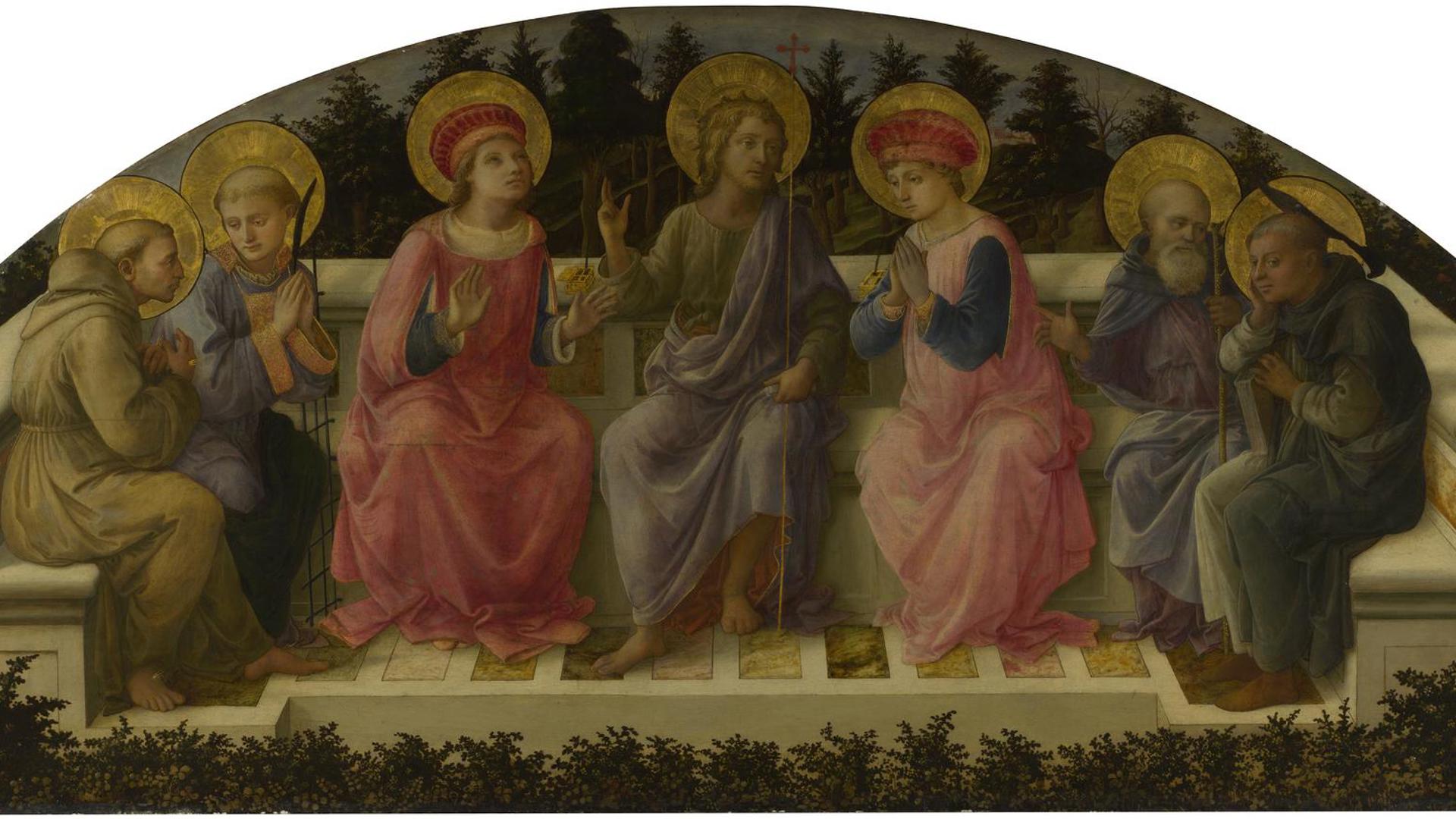 Seven Saints by Fra Filippo Lippi