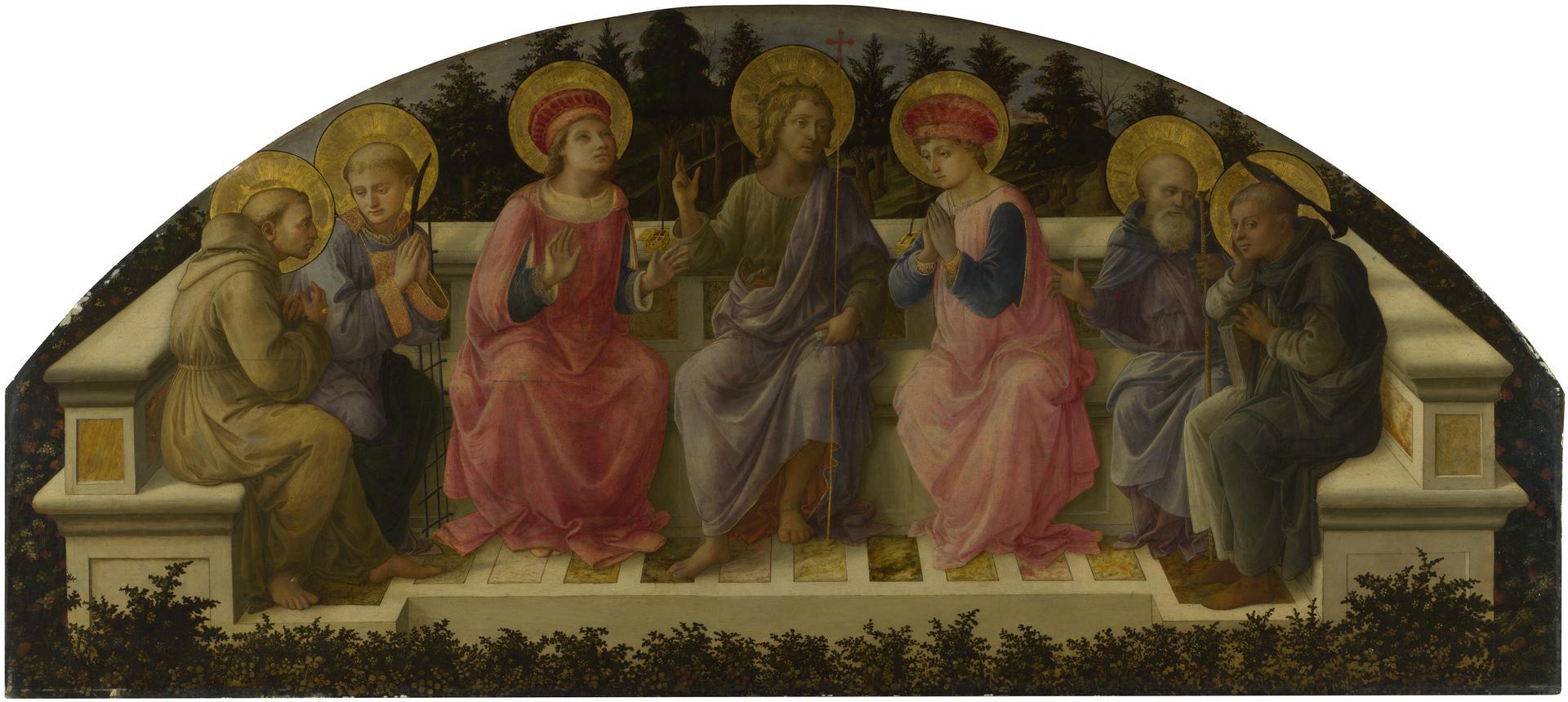 Seven Saints by Fra Filippo Lippi