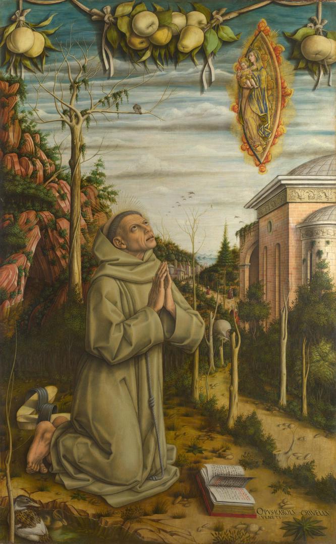 The Vision of the Blessed Gabriele by Carlo Crivelli