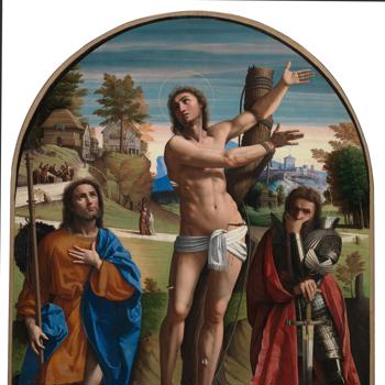 Saint Sebastian with Saint Roch and Saint Demetrius