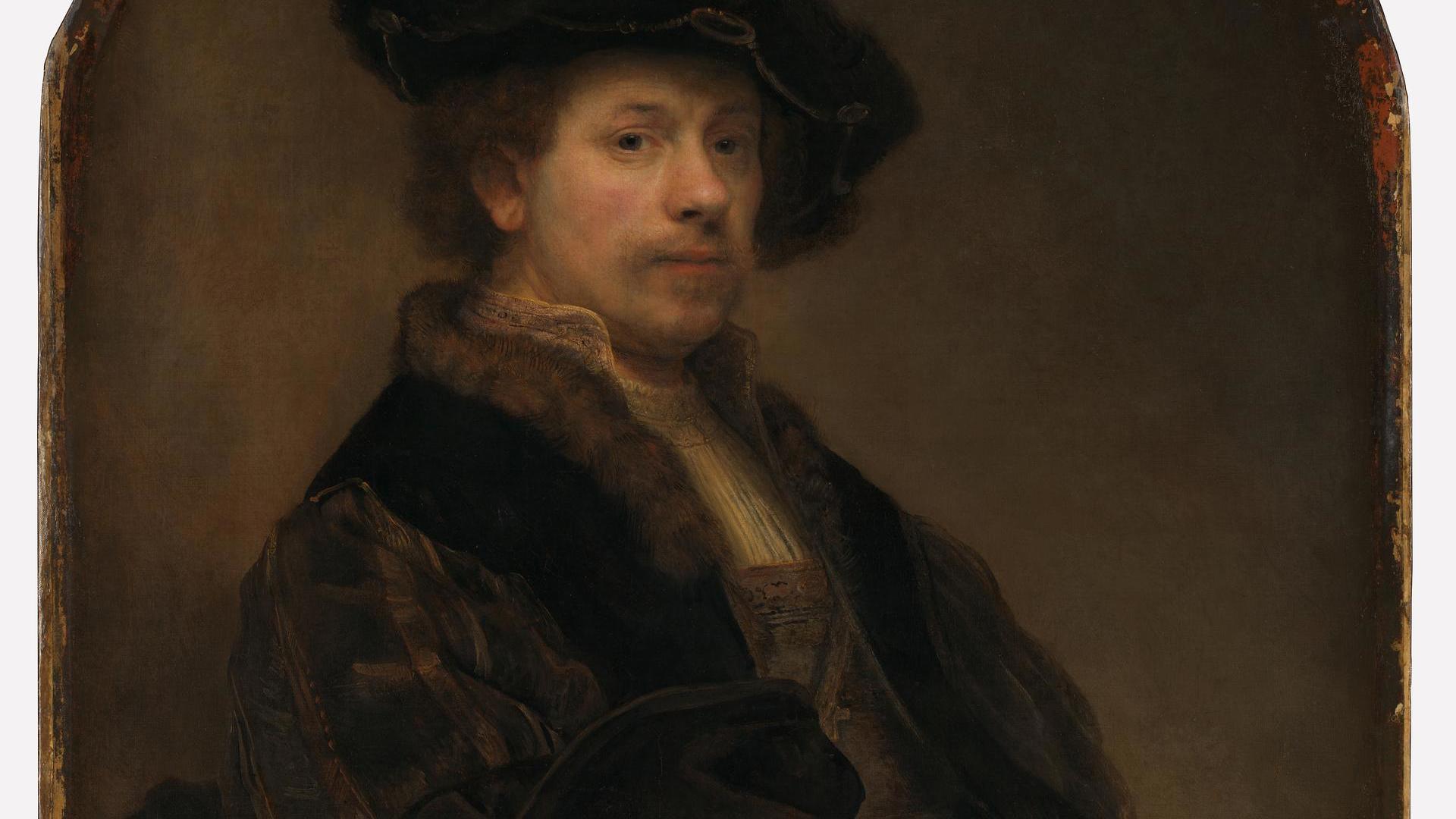 Rembrandt Self Portrait At The Age Of 34 Ng672 National Gallery London