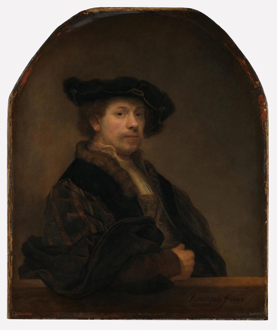 Self Portrait at the Age of 34 by Rembrandt