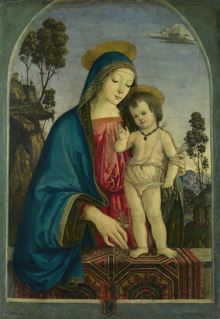 The Virgin and Child by Pintoricchio