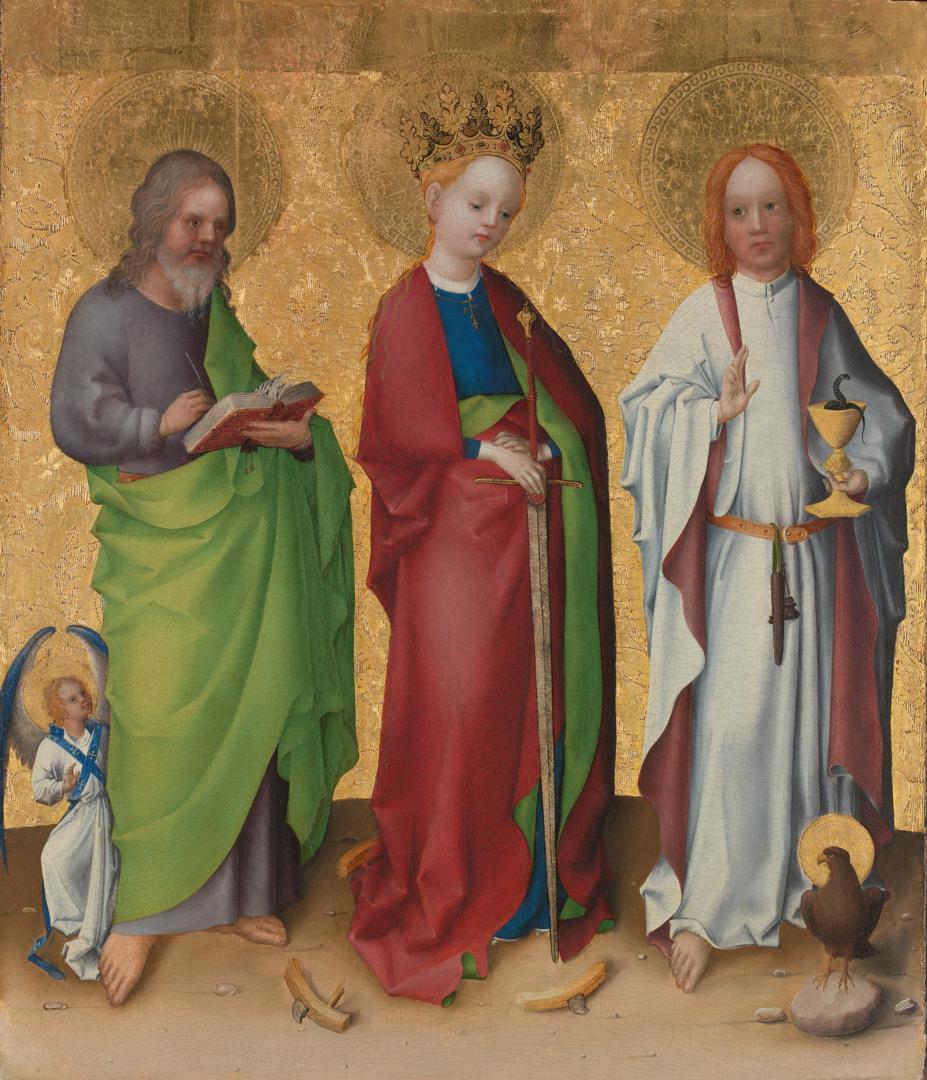 Three Saints by Stephan Lochner