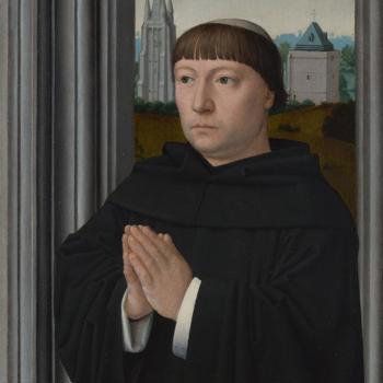 An Augustinian Friar (?) Praying
