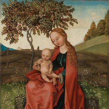 The Virgin and Child in a Garden