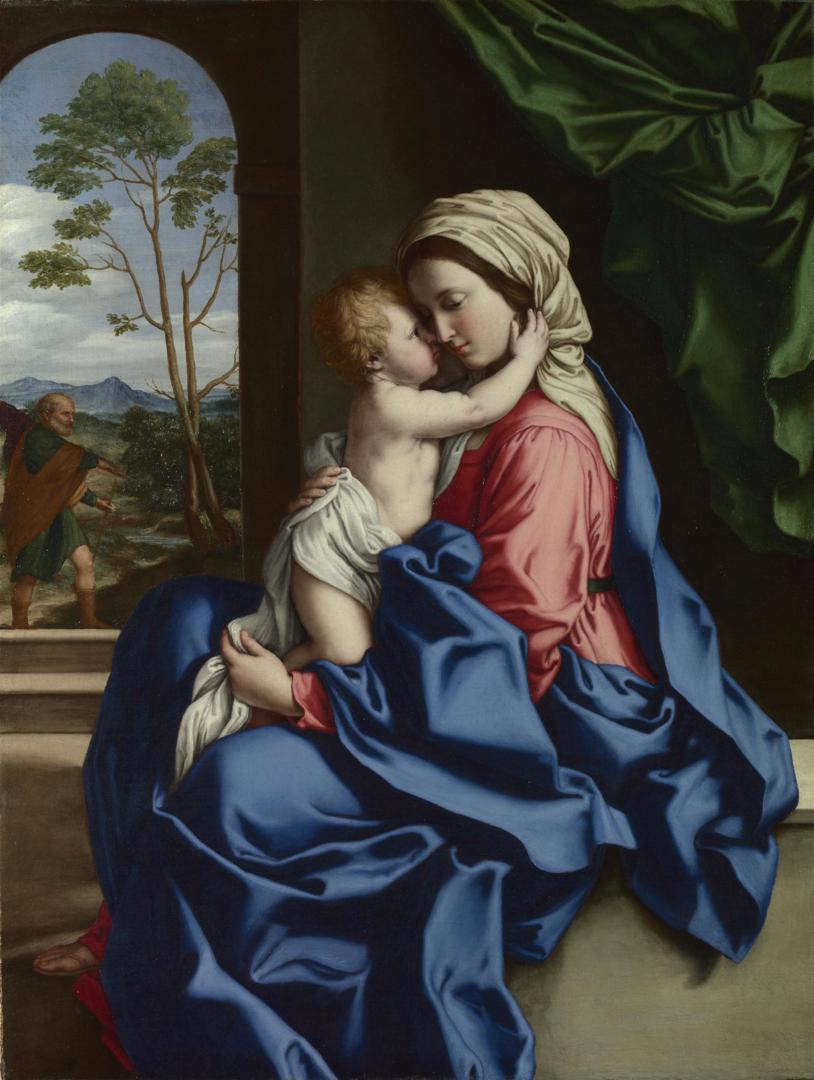 The Virgin and Child Embracing by Sassoferrato