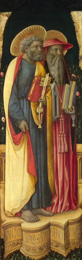 Saints Peter and Jerome by Antonio Vivarini and Giovanni d'Alemagna