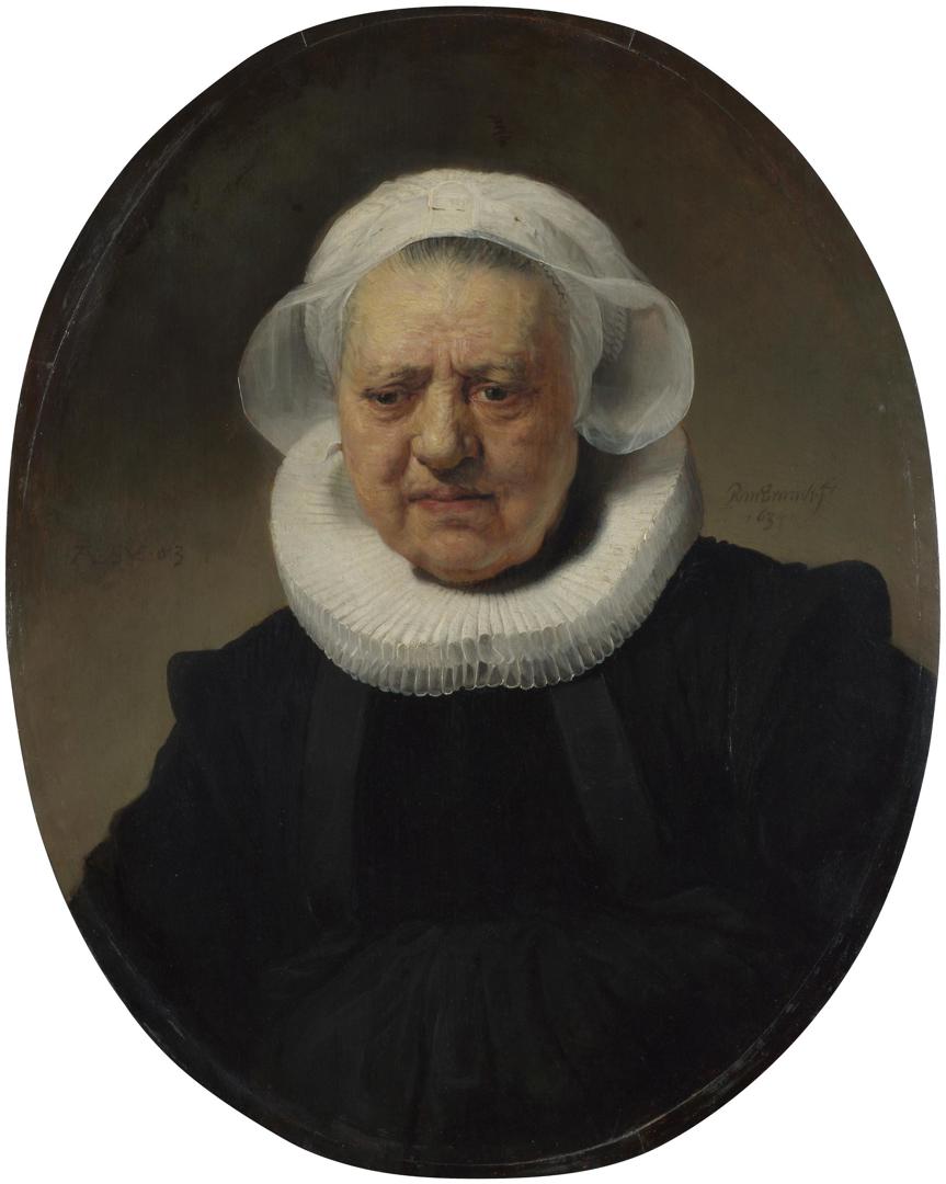 Portrait of Aechje Claesdr. by Rembrandt