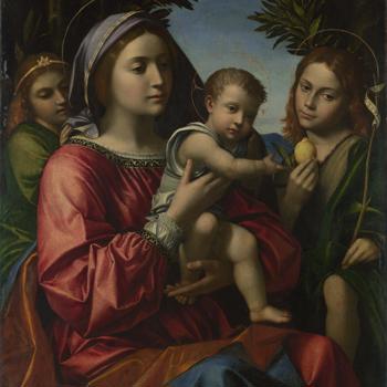The Virgin and Child with the Baptist and an Angel