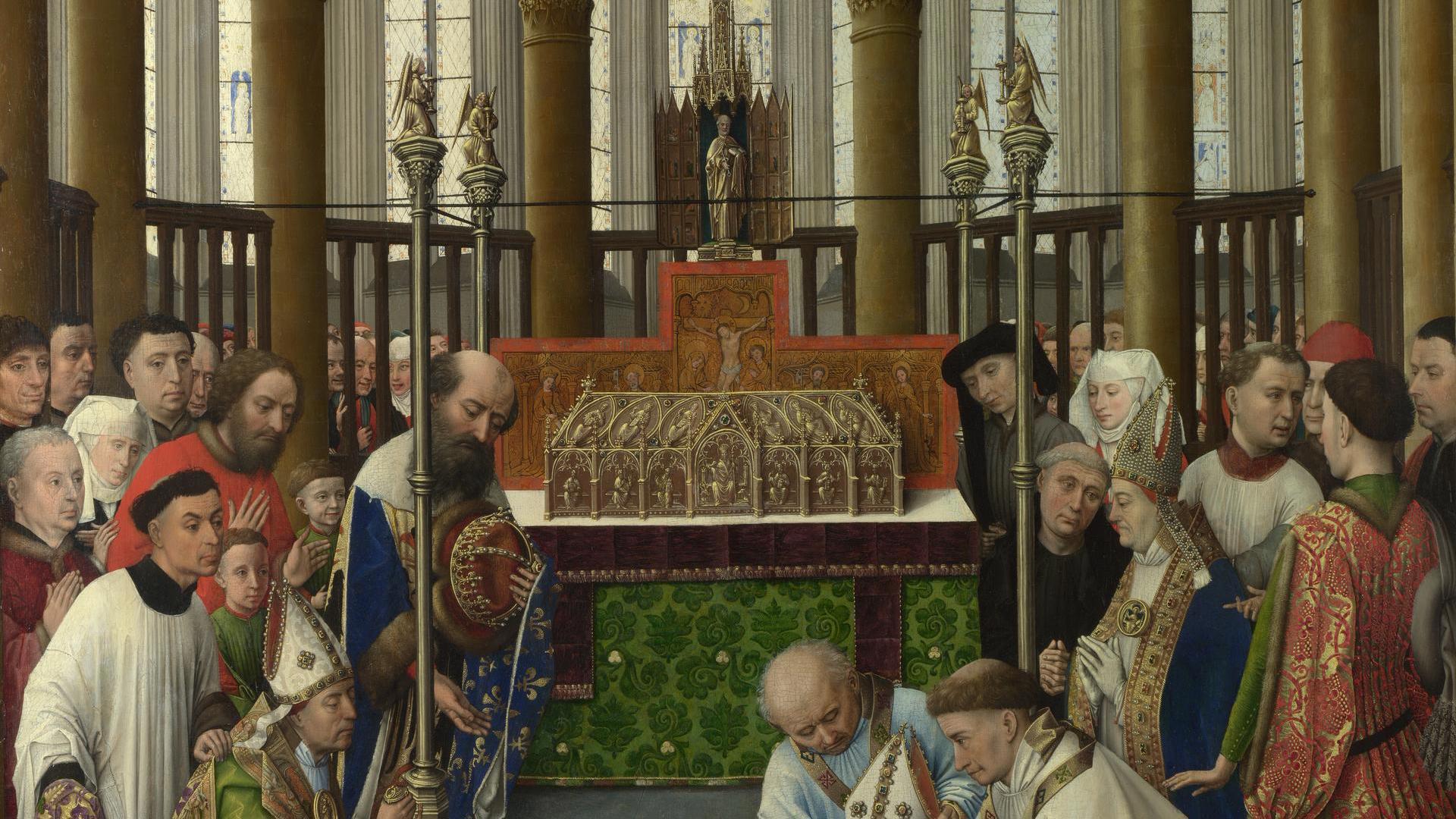 The Exhumation of Saint Hubert by Rogier van der Weyden and workshop