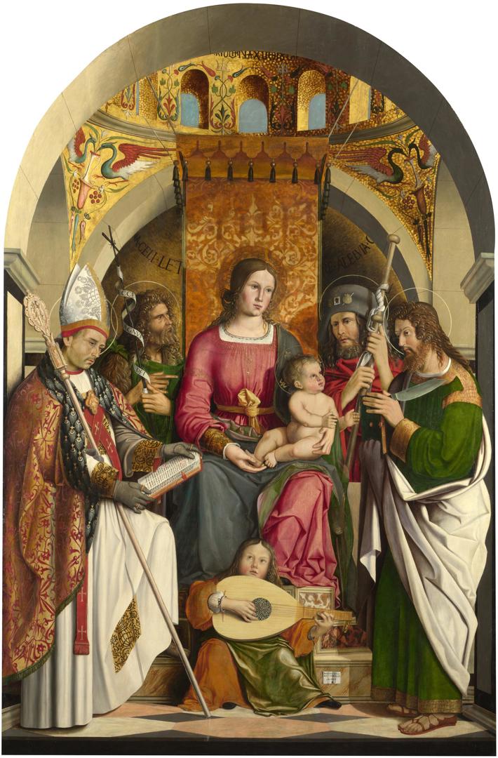 The Virgin and Child with Saints by Marco Marziale