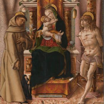 The Virgin and Child with Saints Francis and Sebastian