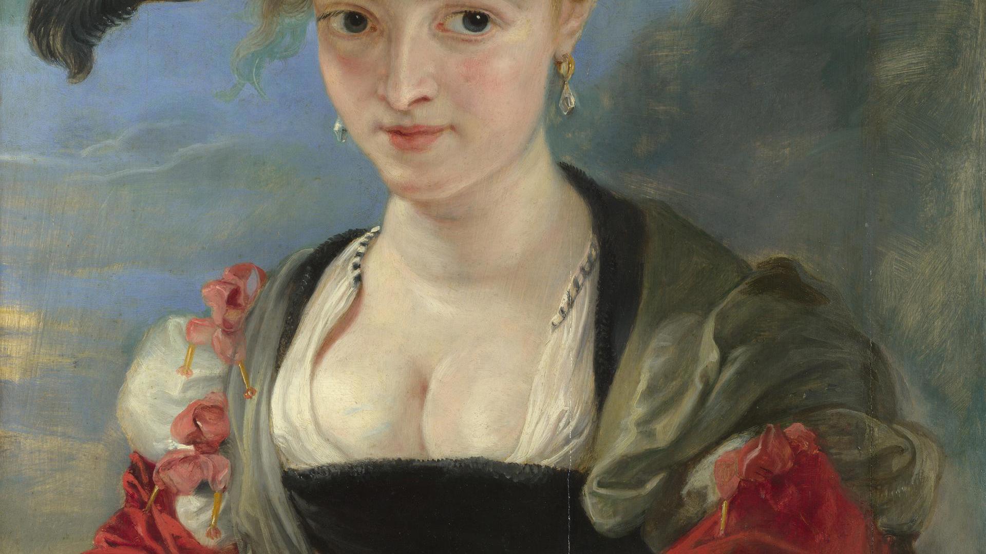 Portrait of Susanna Lunden(?) ('Le Chapeau de Paille') by Peter Paul Rubens