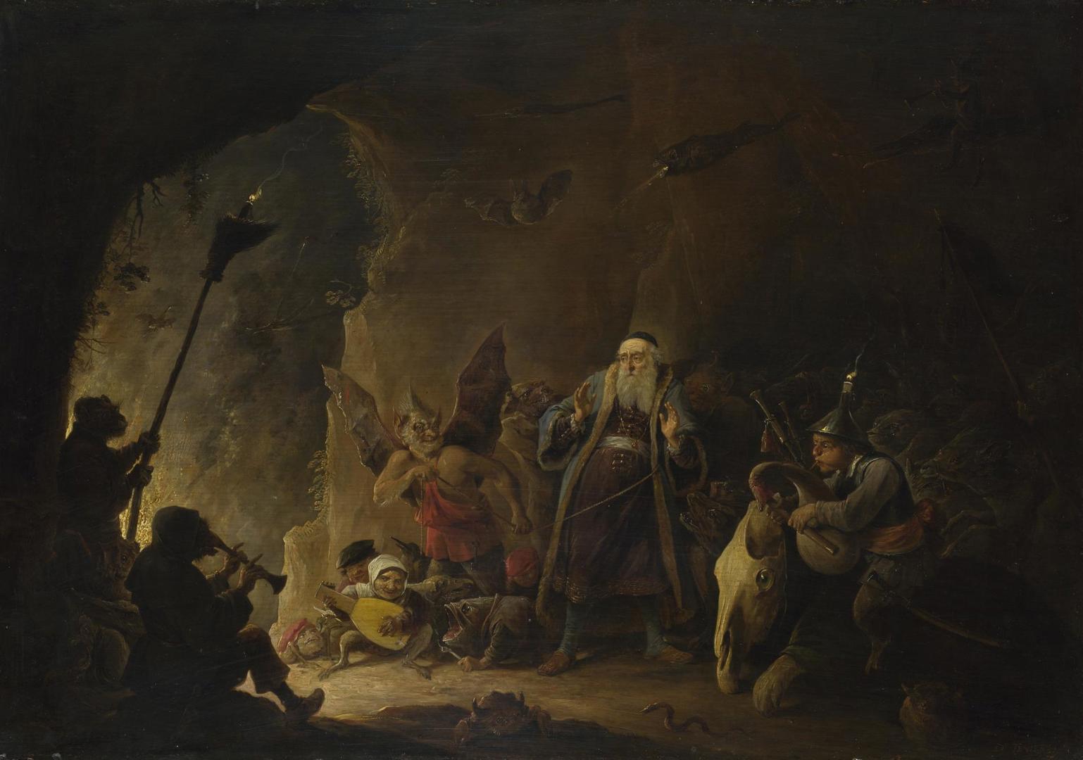 The Rich Man being led to Hell by David Teniers the Younger