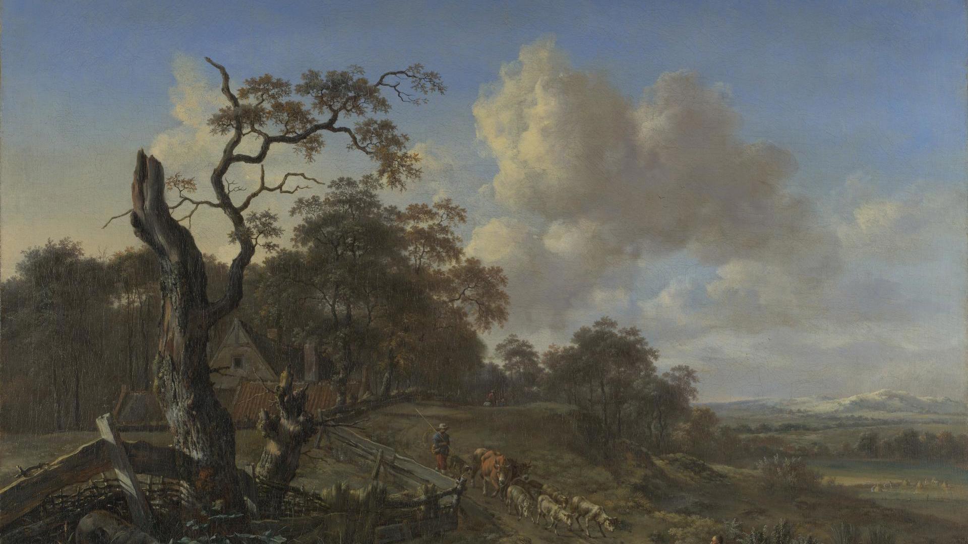 A Landscape with a Dead Tree by Jan Wijnants