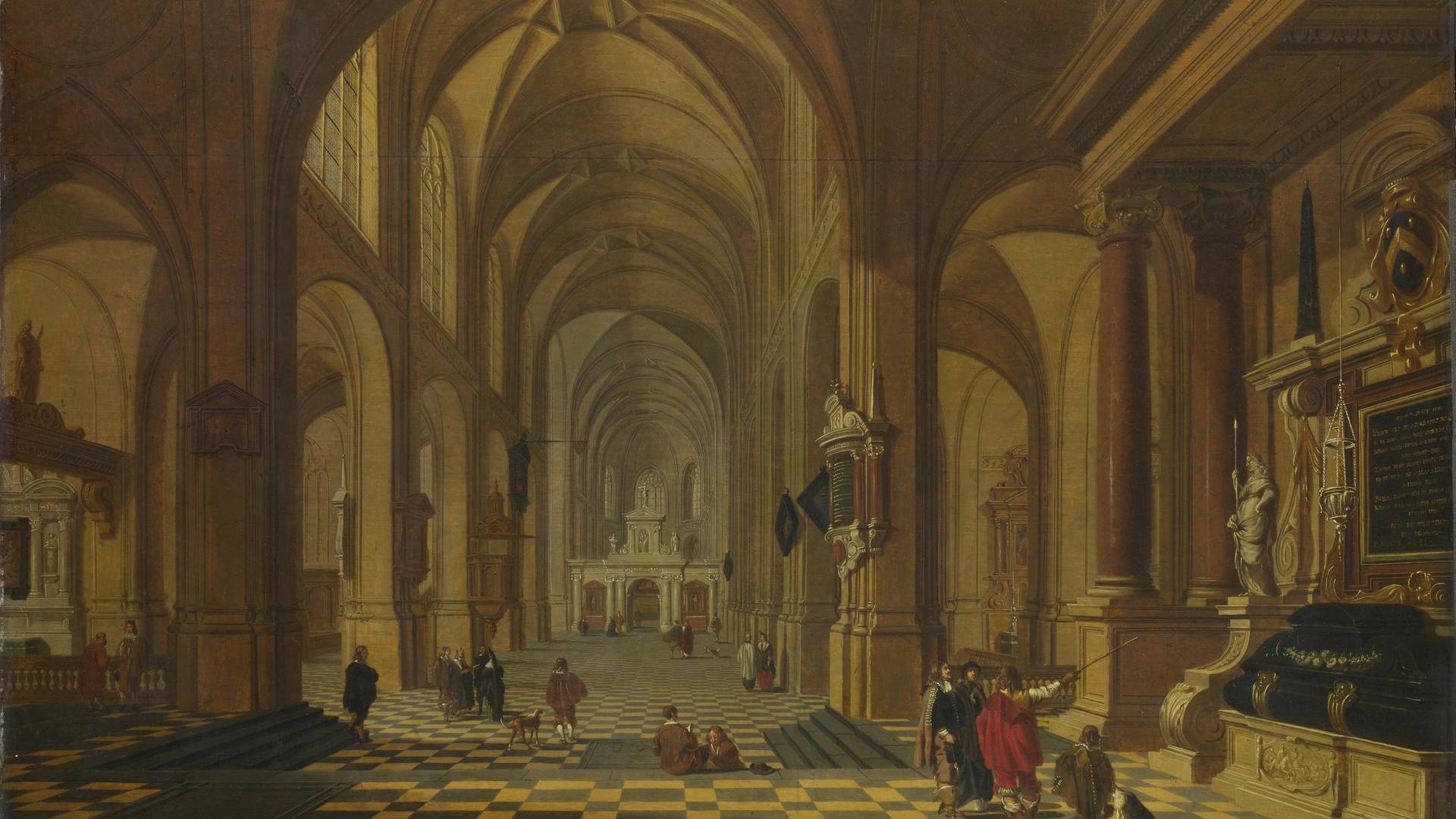Interior of a Church by Follower of Bartholomeus van Bassen