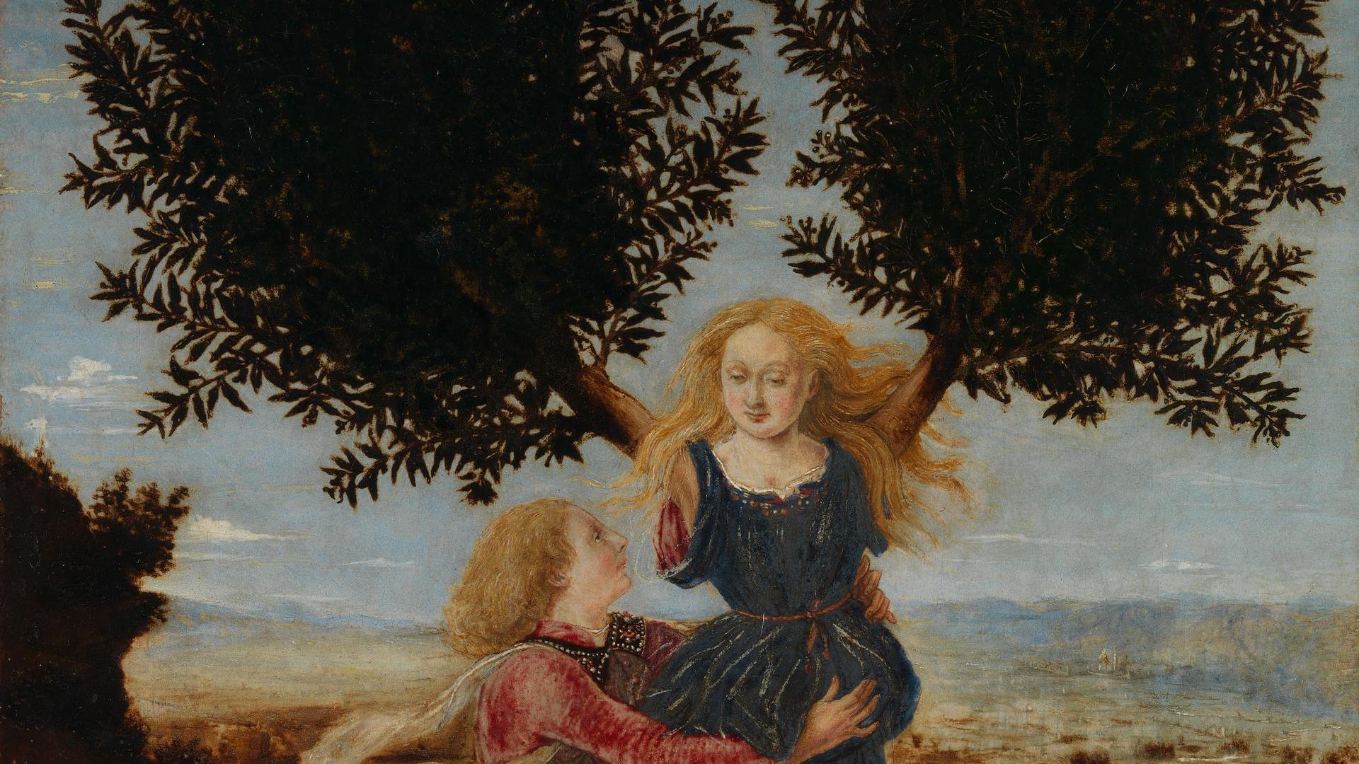 Apollo and Daphne by Piero del Pollaiuolo