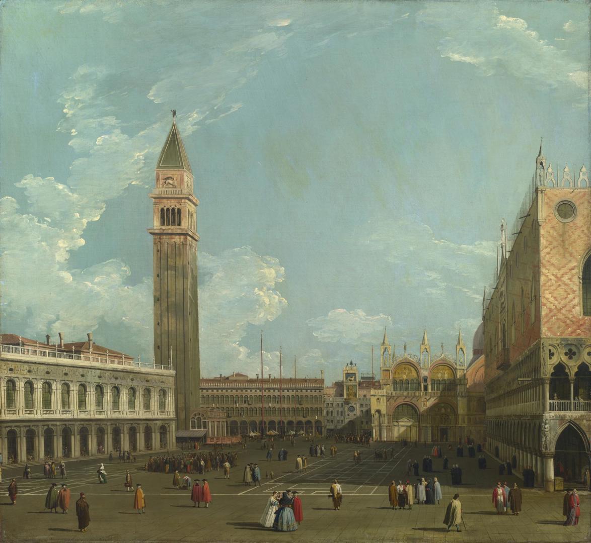 Venice: The Piazzetta from the Molo by Studio of Canaletto
