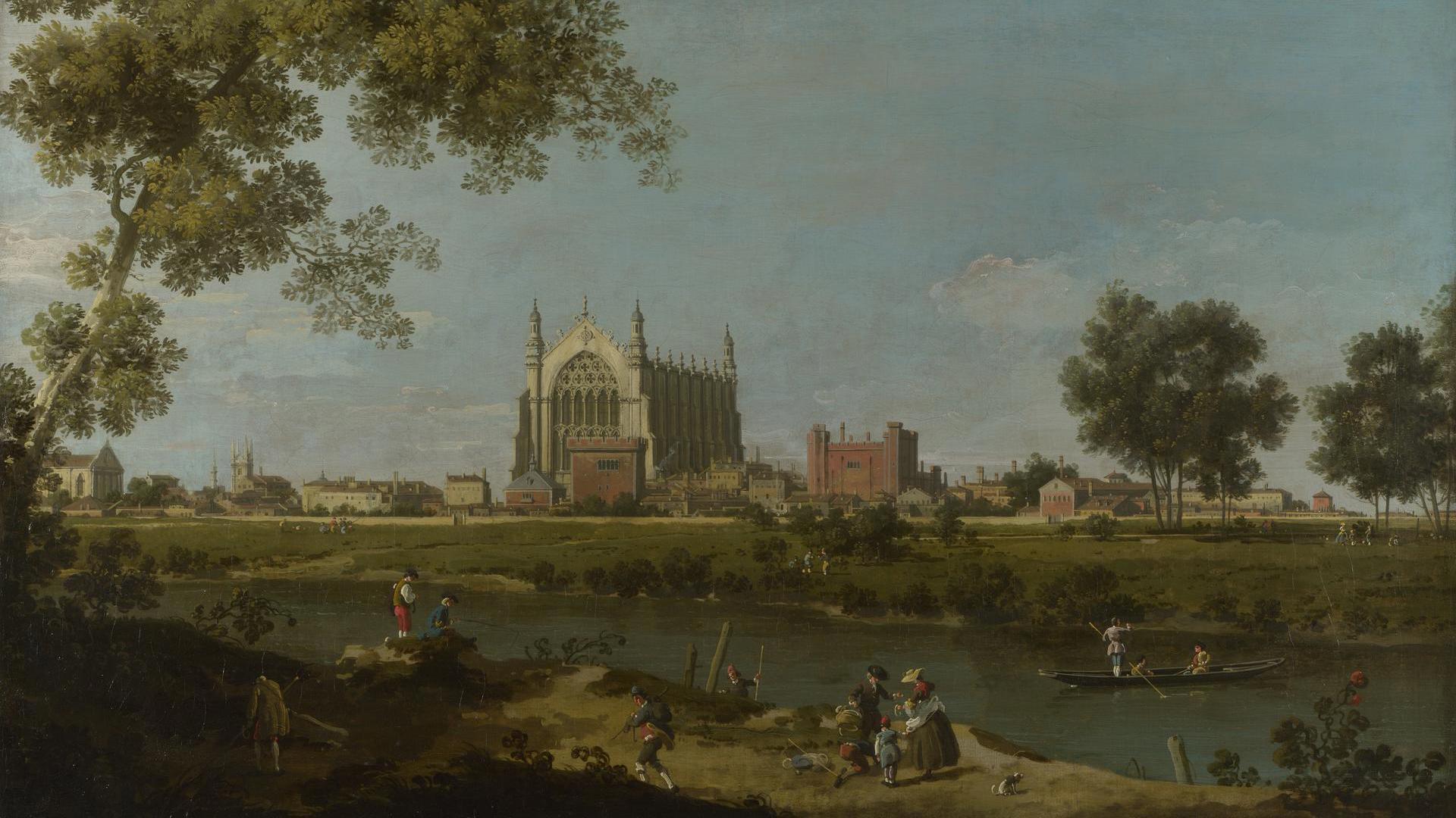 Eton College by Canaletto