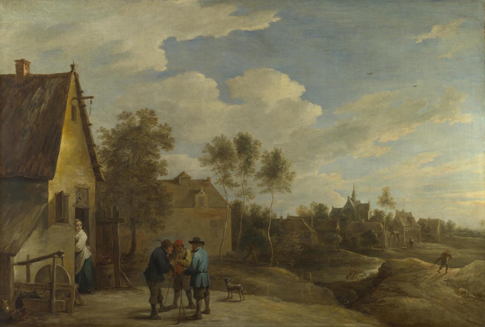 A View of a Village by David Teniers the Younger