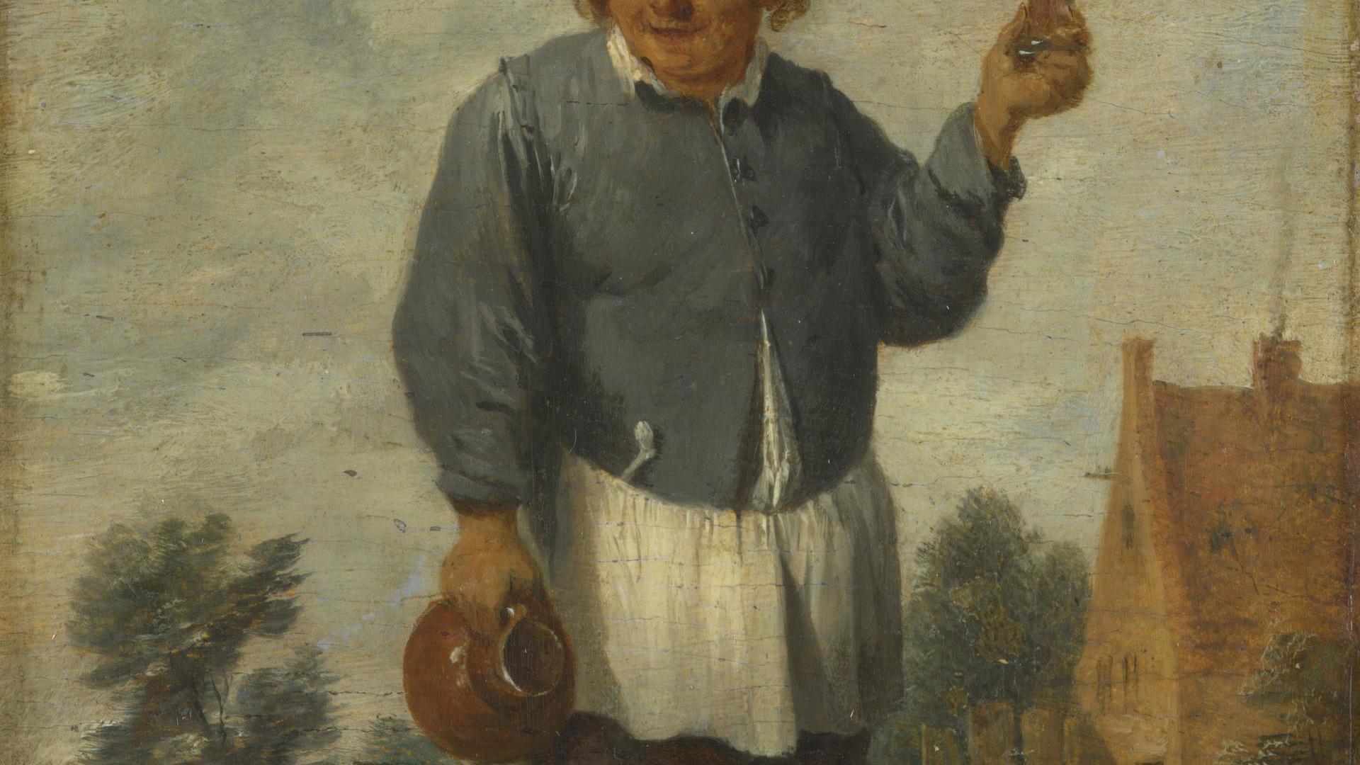 Personification of Autumn (?) by Imitator of David Teniers the Younger