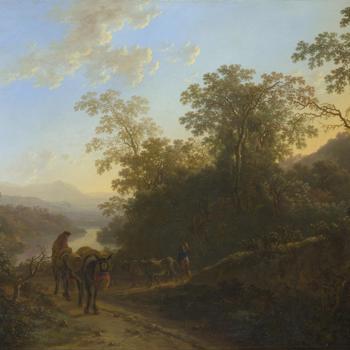 Peasants with Mules and Oxen