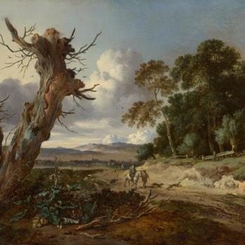 A Landscape with Two Dead Trees