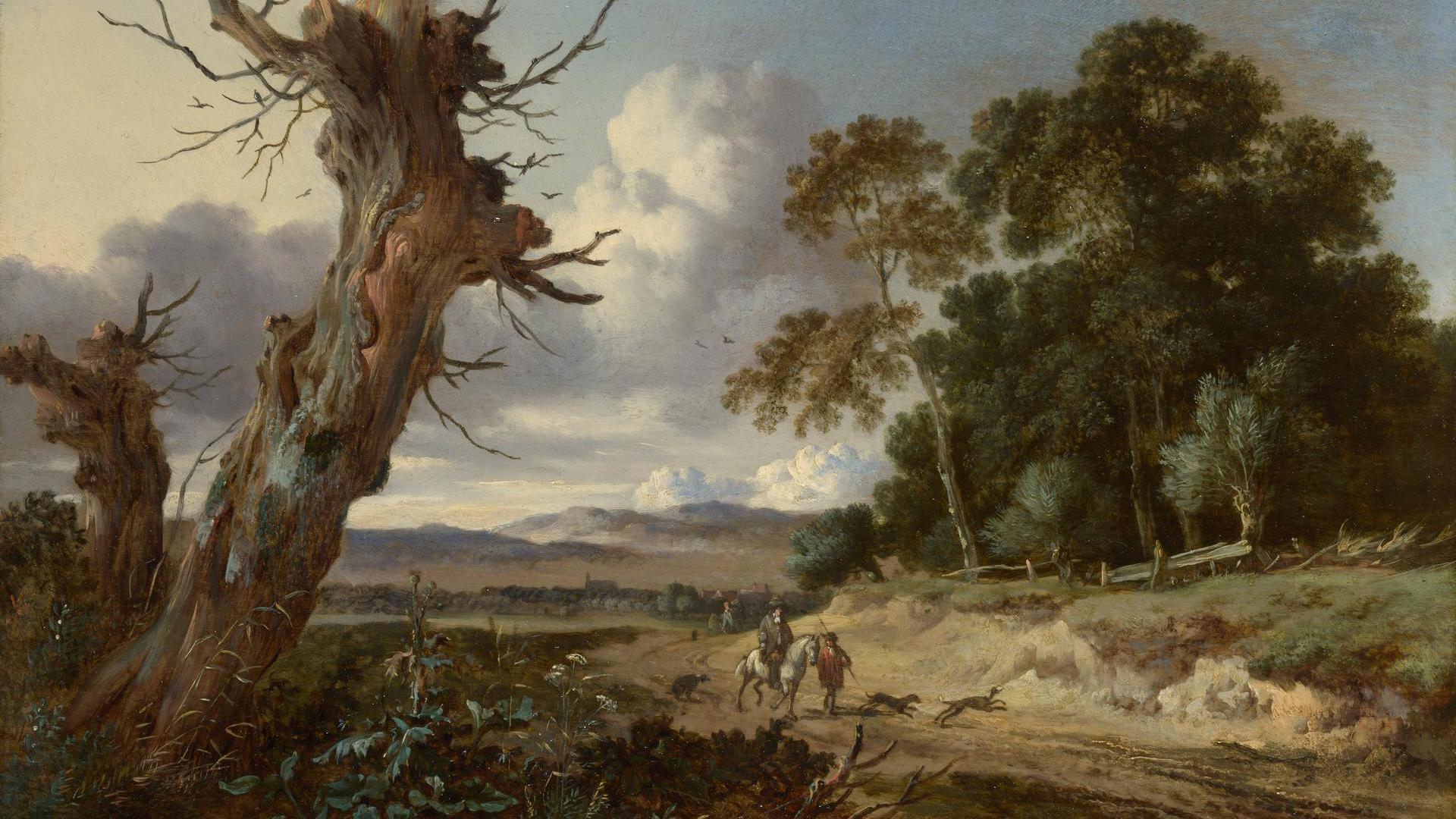 A Landscape with Two Dead Trees by Jan Wijnants