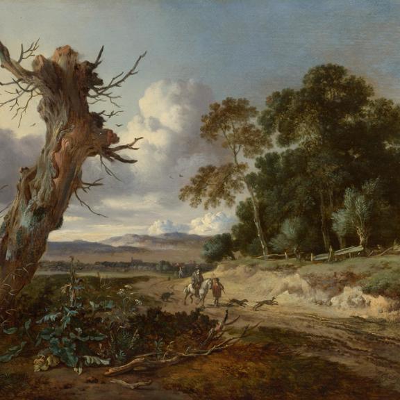 A Landscape with Two Dead Trees