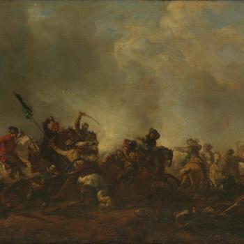 Cavalry attacking Infantry