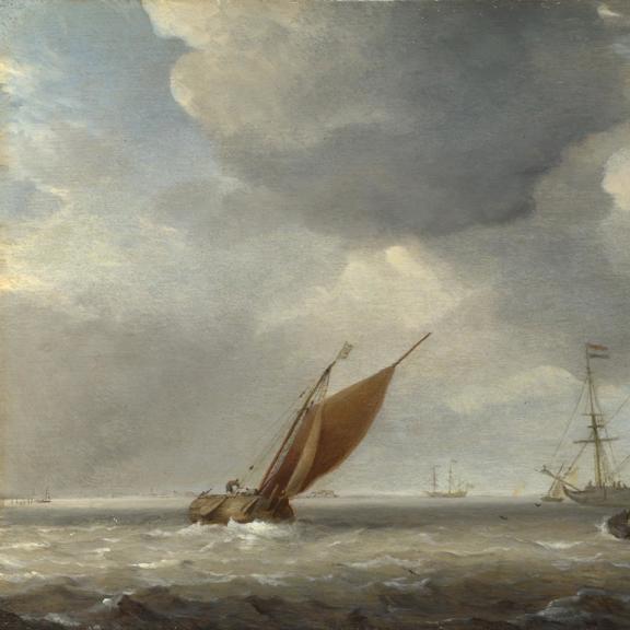 Small Dutch Vessels in a Breeze