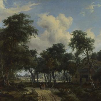 A Woody Landscape with a Cottage