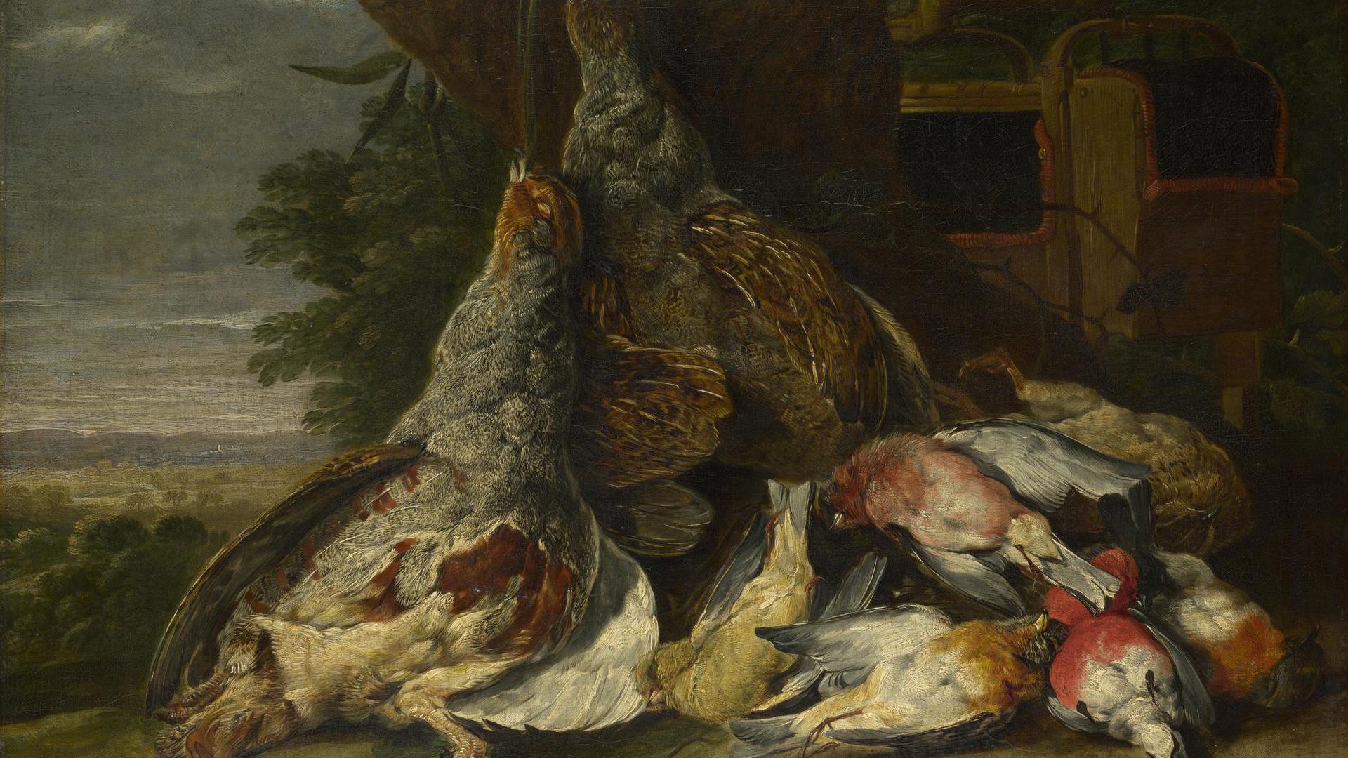 Dead Birds in a Landscape by Jan Fyt