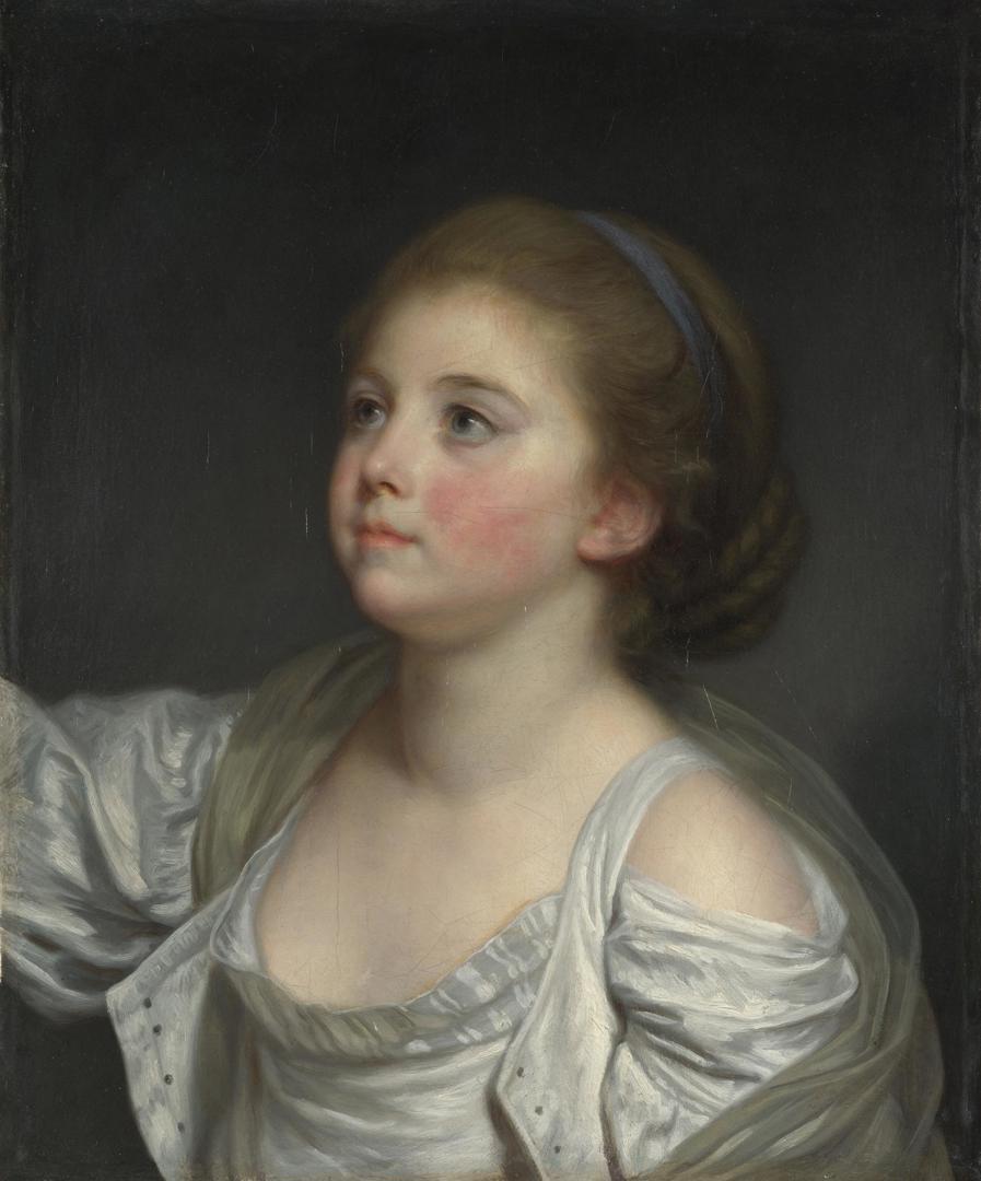 A Girl by Jean-Baptiste Greuze