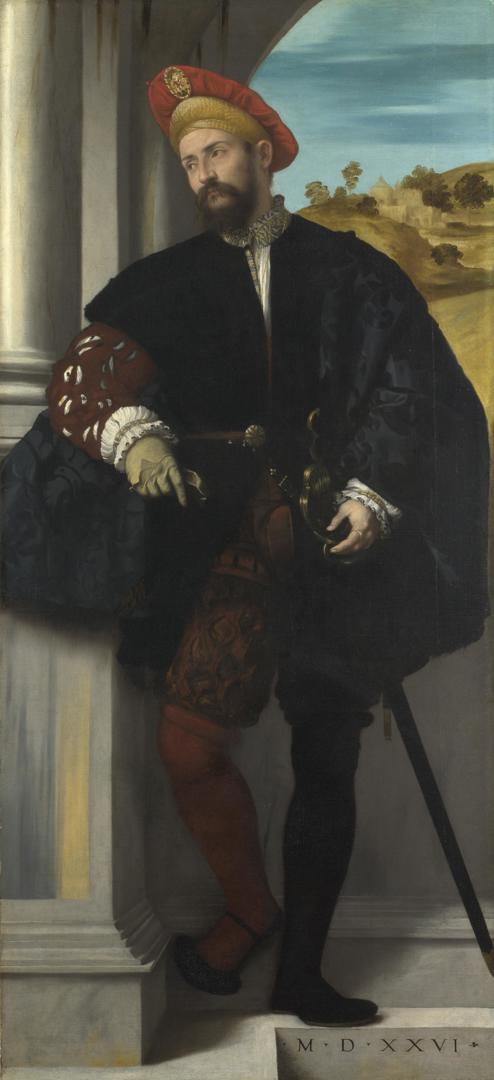 Portrait of a Man by Moretto da Brescia