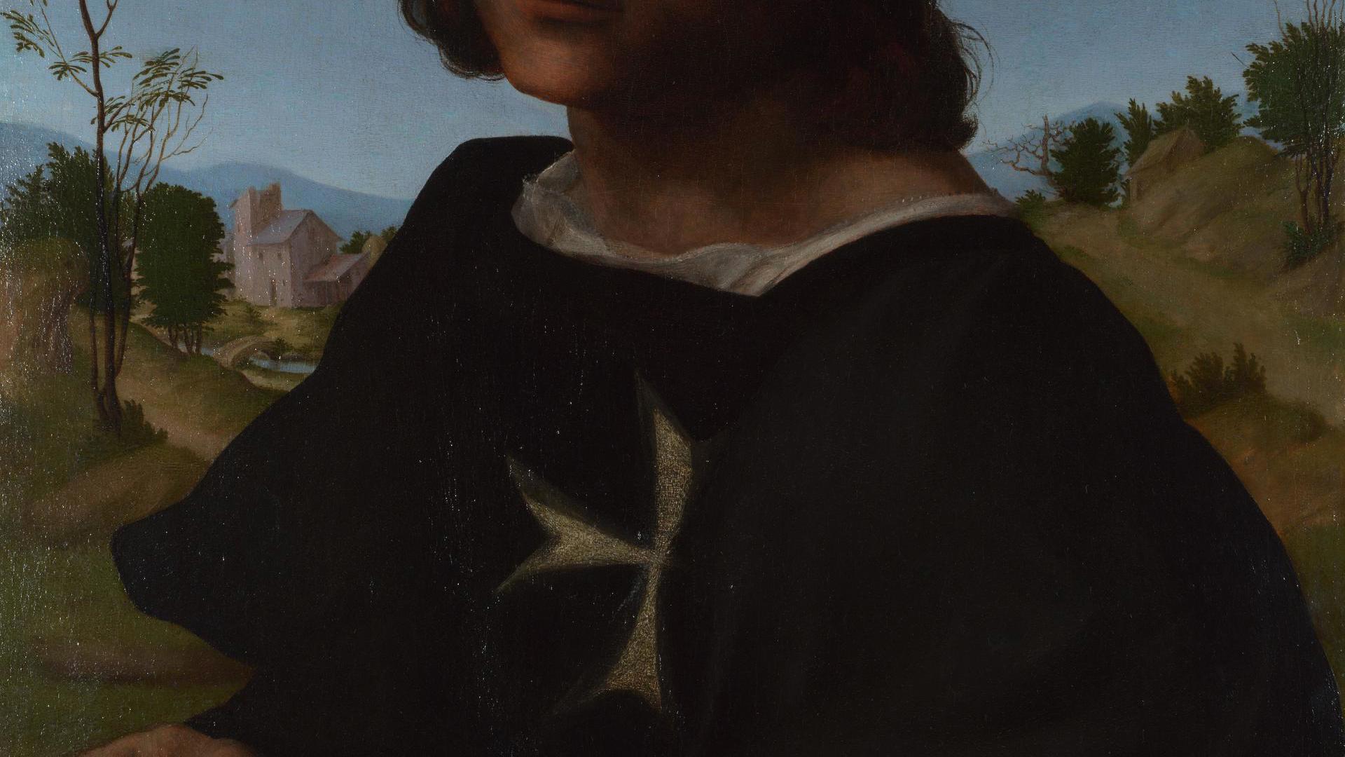 Portrait of a Knight of Rhodes by Franciabigio