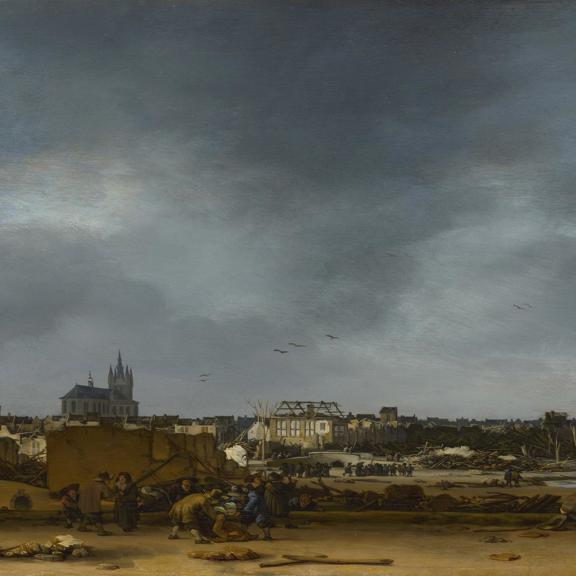 A View of Delft after the Explosion of 1654
