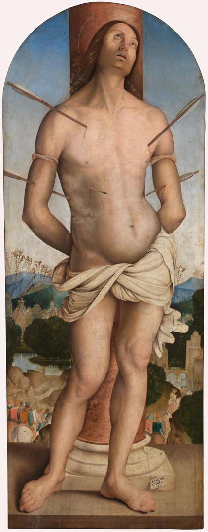 Saint Sebastian by Bernardino Zaganelli