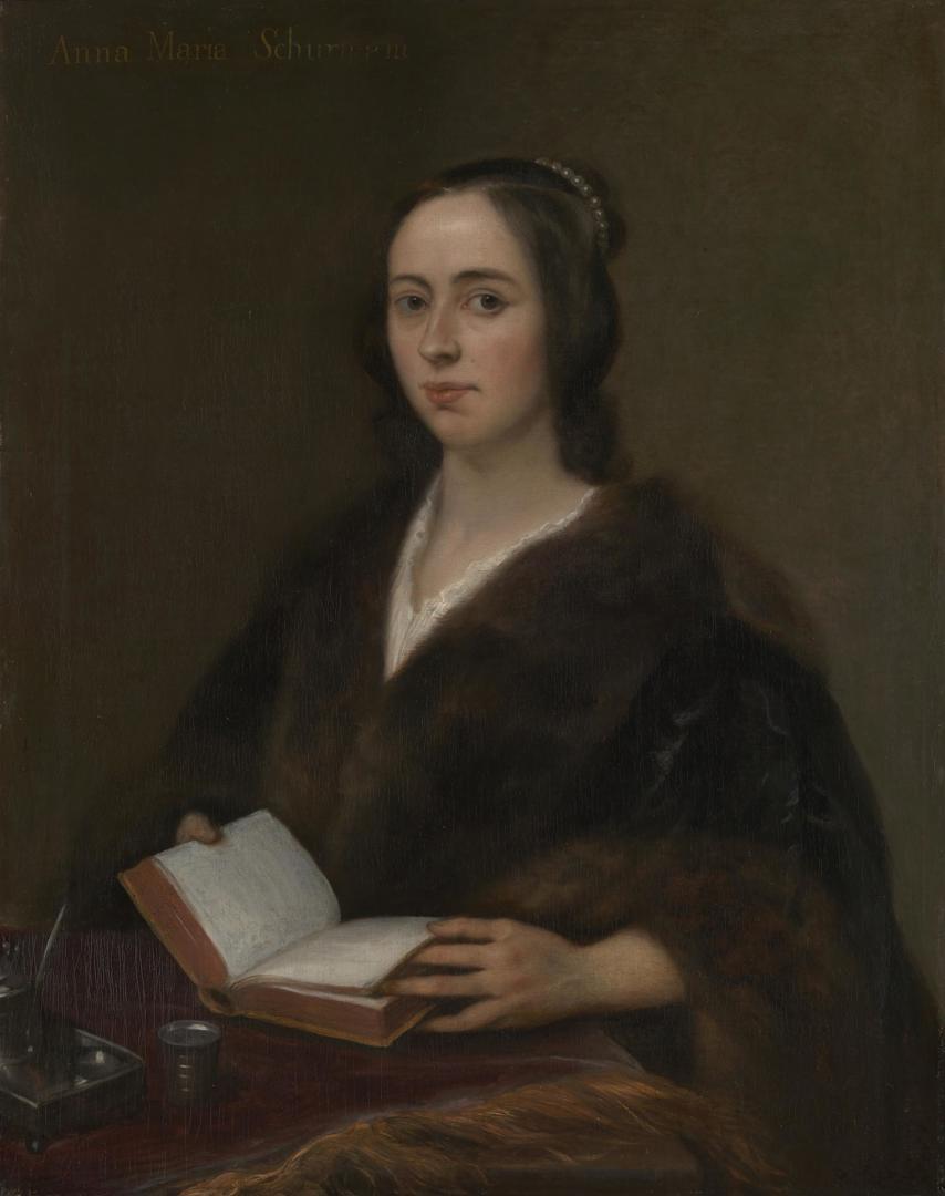 Portrait of Anna Maria van Schurman by Jan Lievens