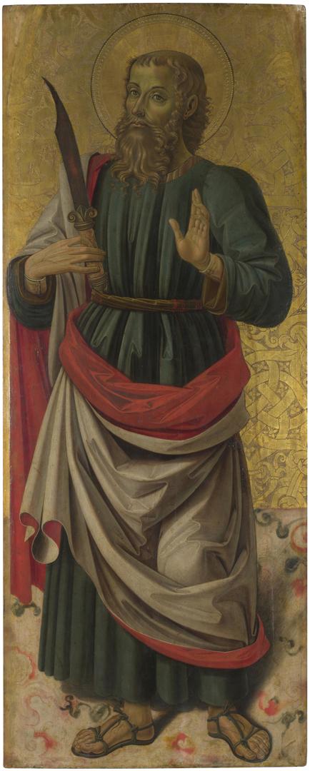 Saint Bartholomew by Probably by Bartolomeo Caporali