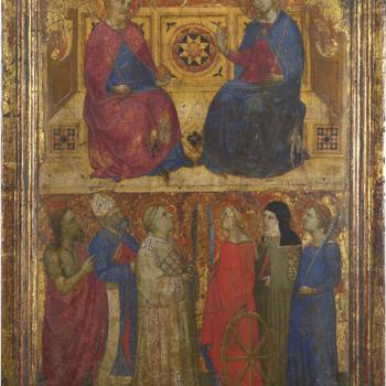 Christ and the Virgin Enthroned with Six Saints