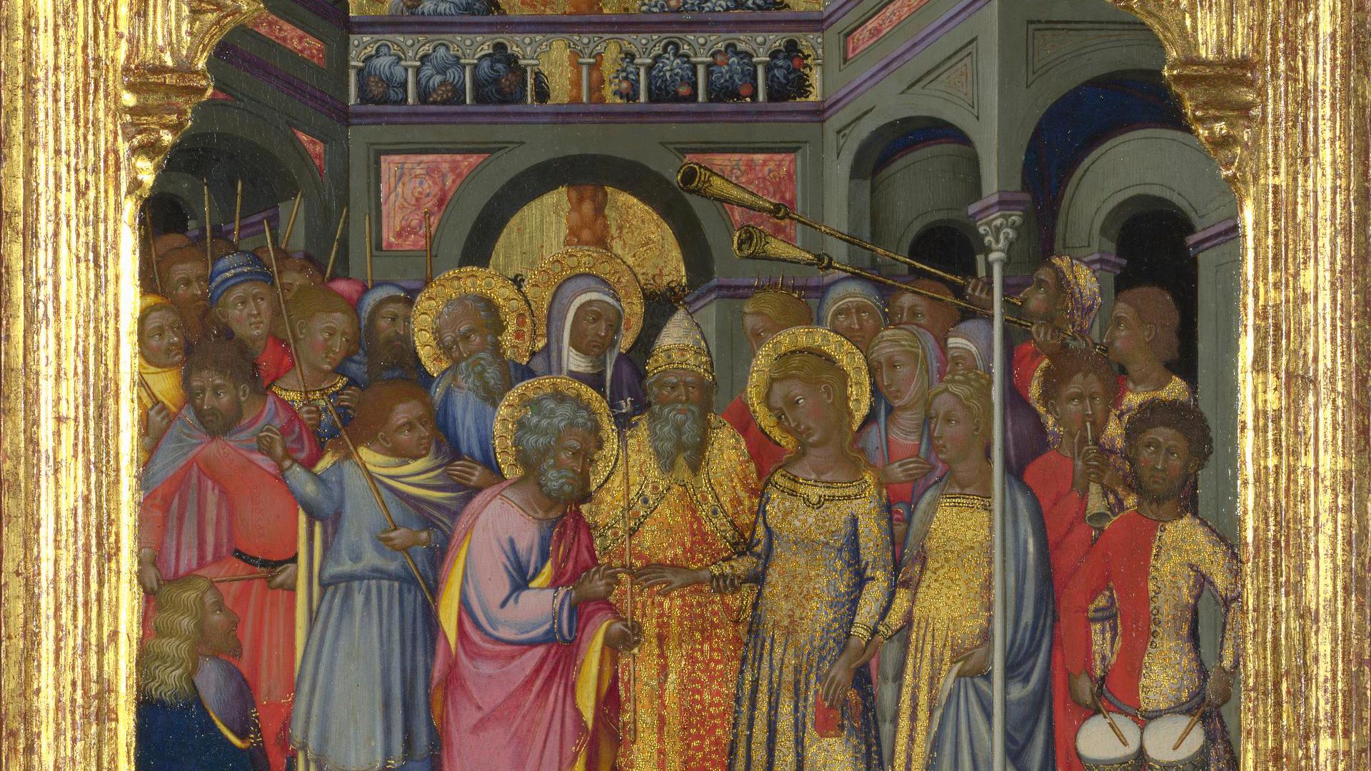The Marriage of the Virgin by Niccolò di Buonaccorso