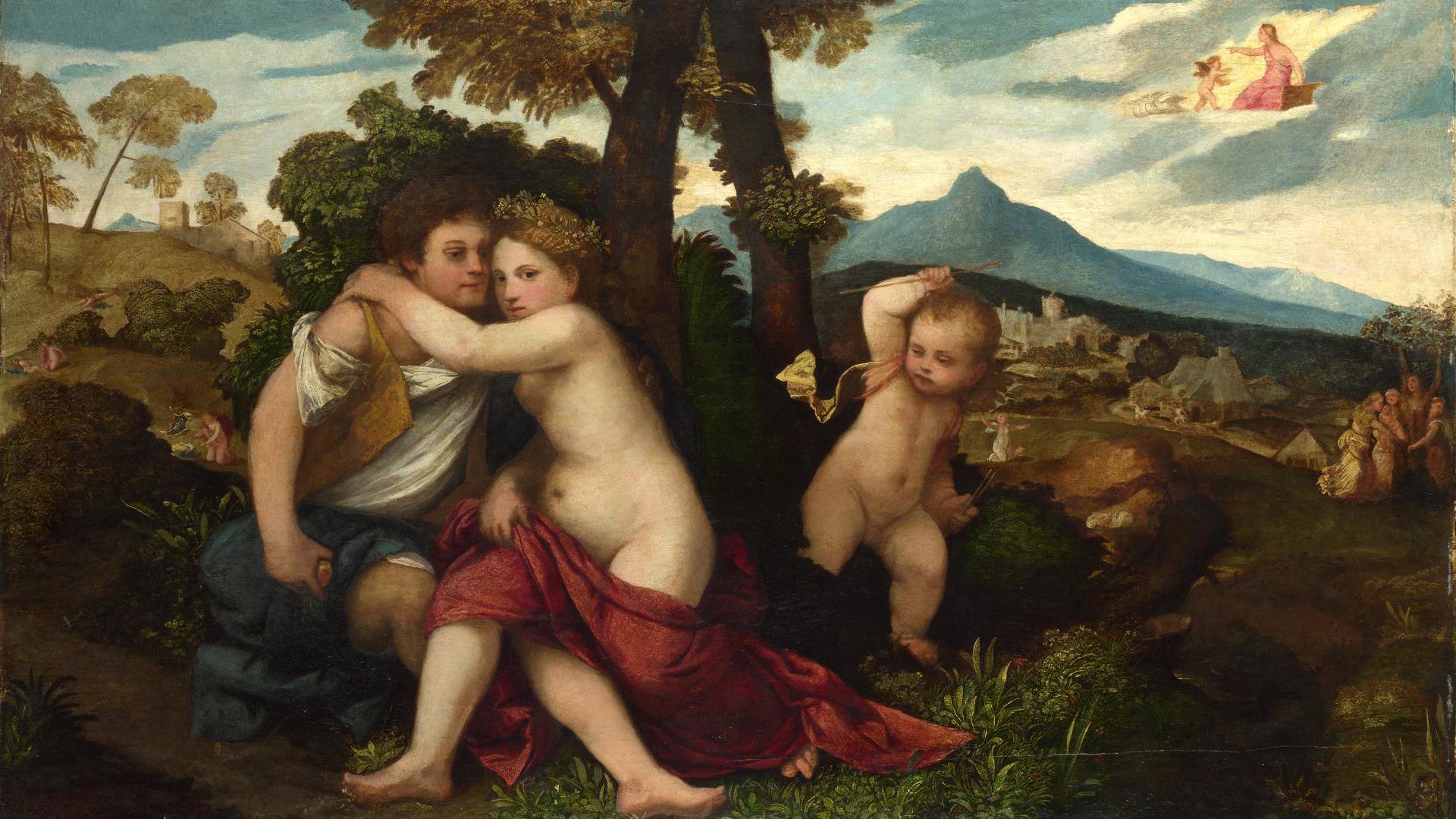Mythological Scene by Follower of Titian