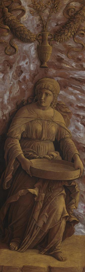 The Vestal Virgin Tuccia with a Sieve by Andrea Mantegna