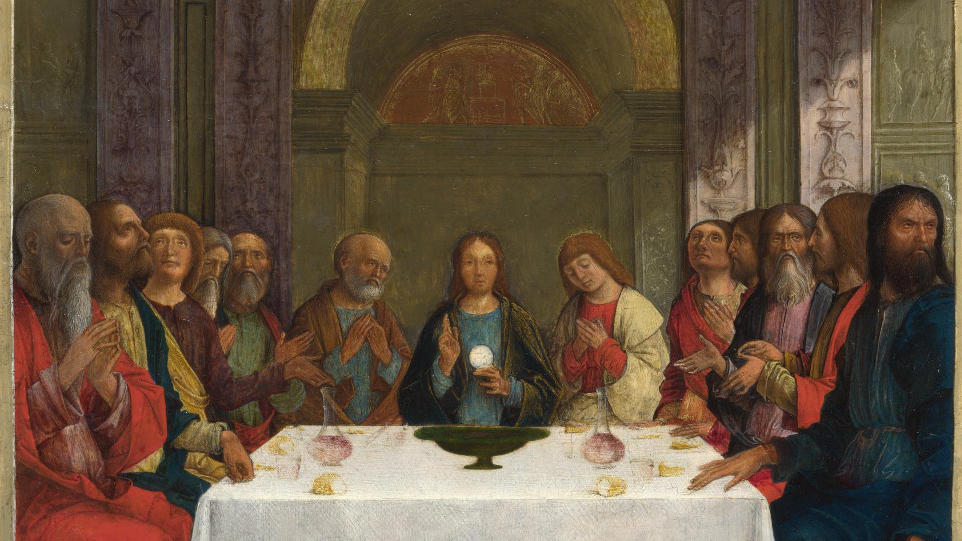 The Institution of the Eucharist by Ercole de' Roberti