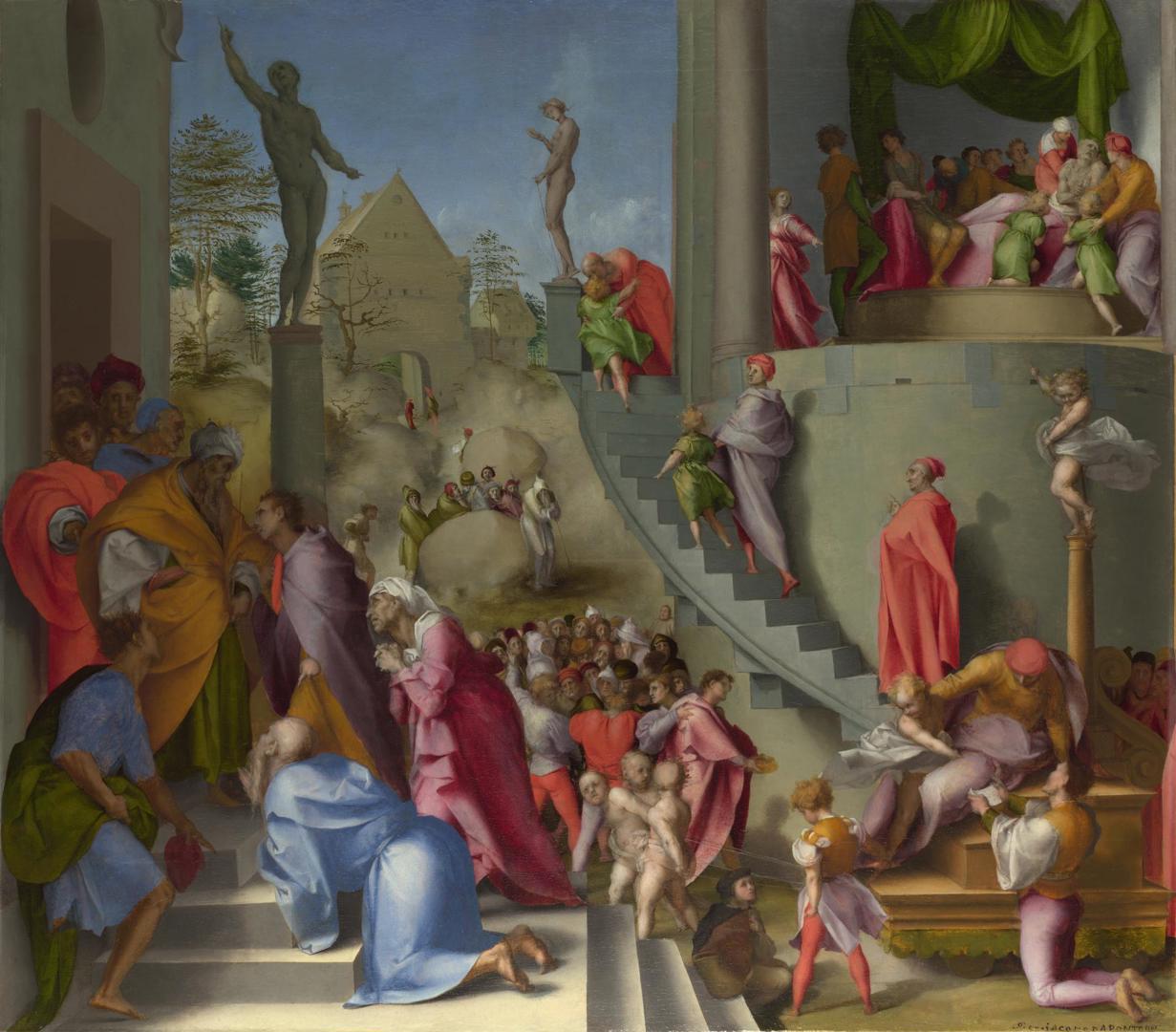 Joseph with Jacob in Egypt by Pontormo